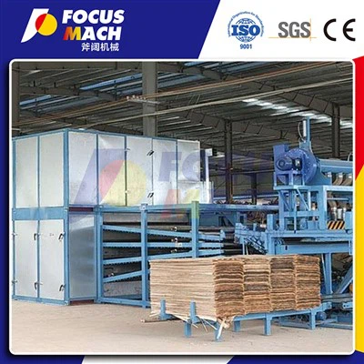 4 dekk kryssfiner finértørkermaskin