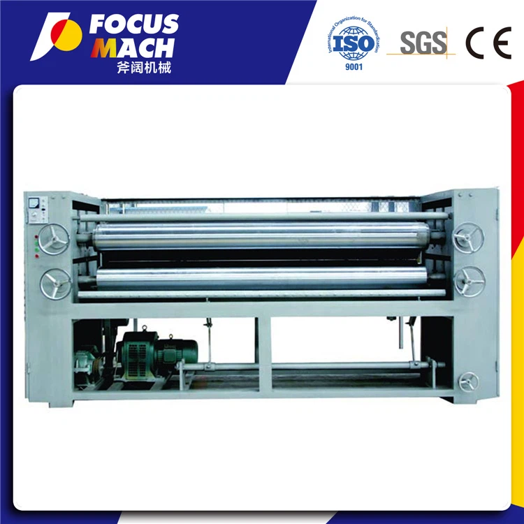 Trebearbeidingslimspredermaskin